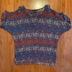 Cold shoulder blouse